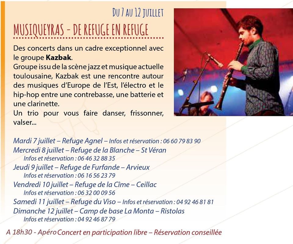 Affiche MusiQueyras refuges